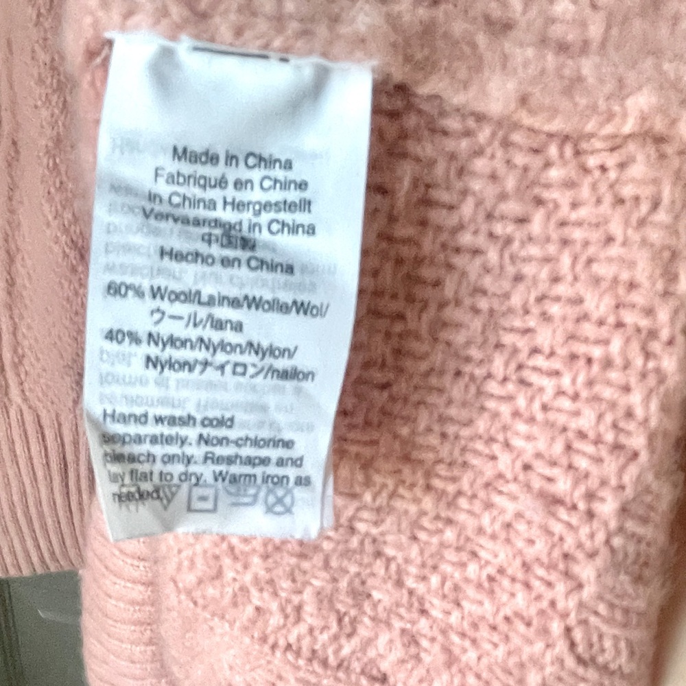 J Crew Wool Blend Cable Knit Patchwork Tunic Swea… - image 8